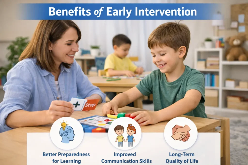 Early intervention benefits for ABA Therapy