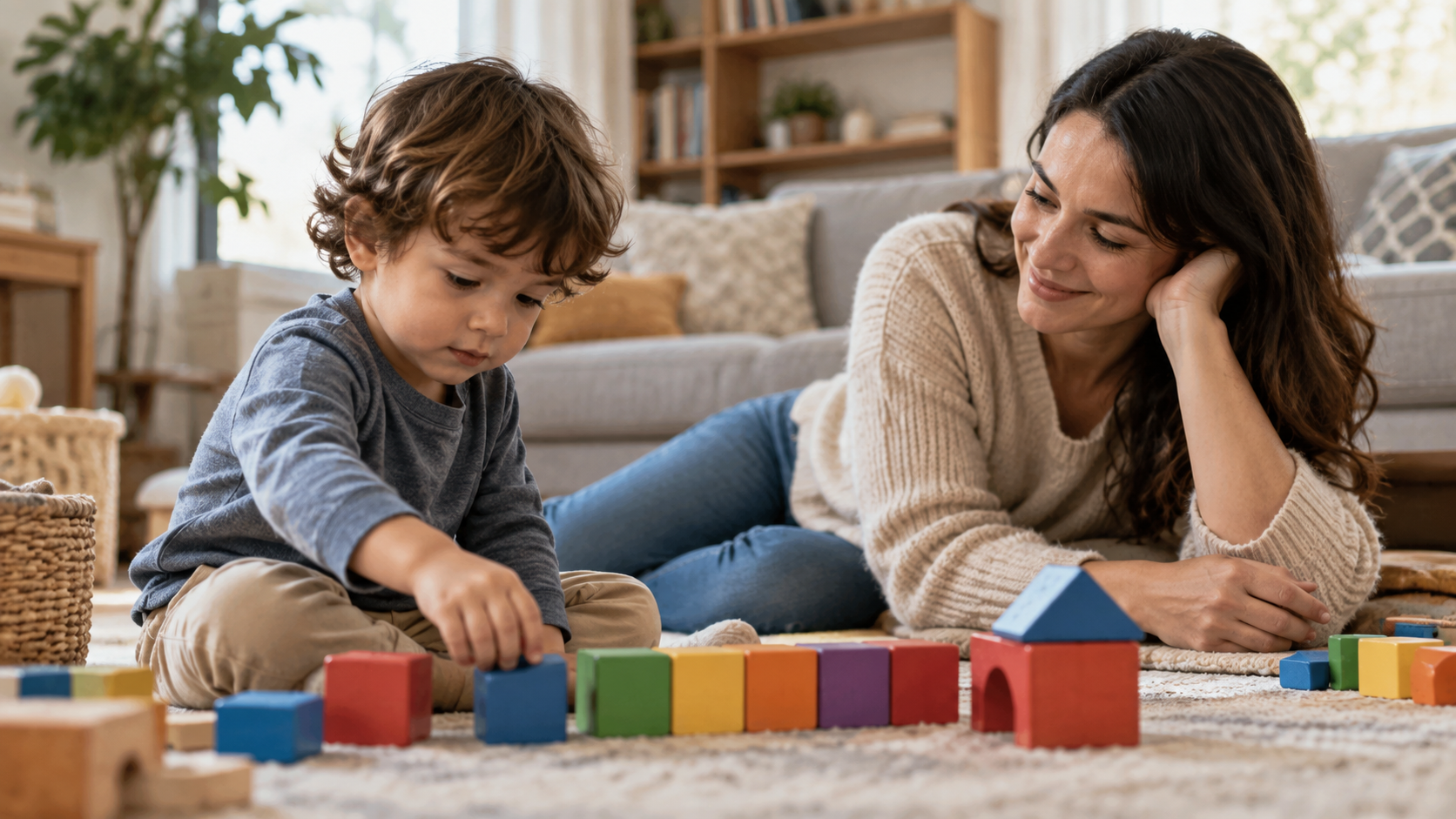 Recognizing an early sign of autism in toddlers through play and behavior.